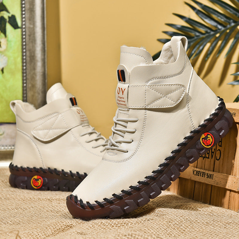 Ultra bequeme & warme Lederschuhe