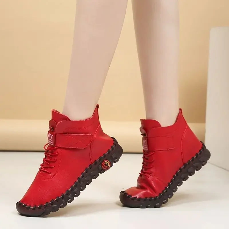 Ultra bequeme & warme Lederschuhe