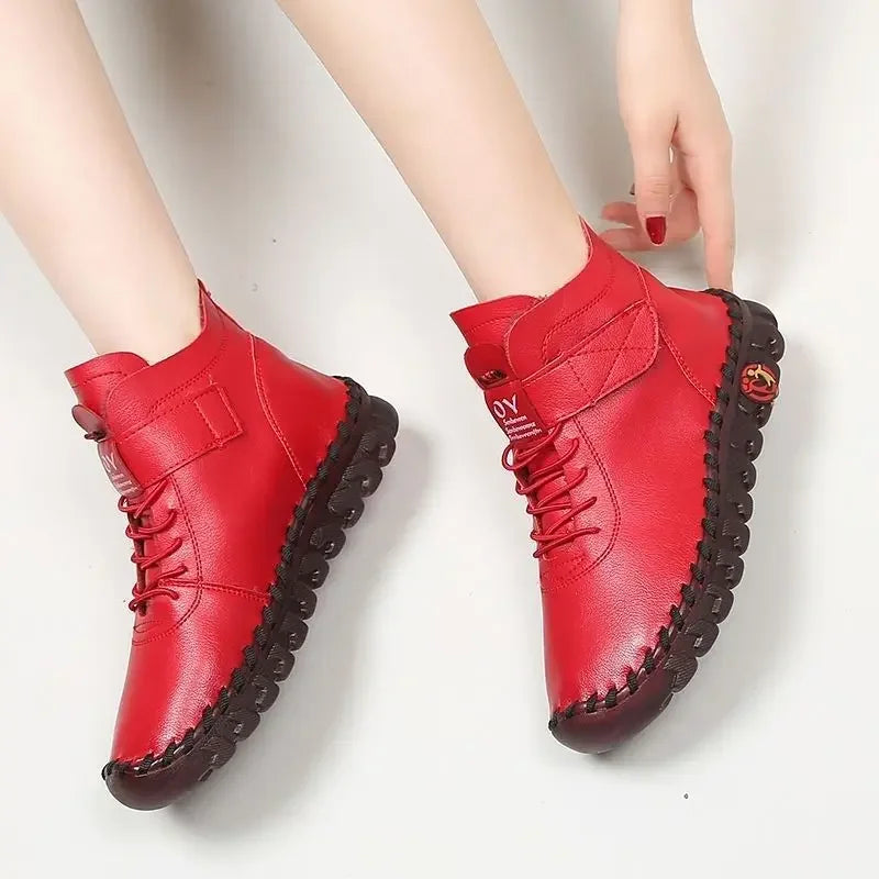 Ultra bequeme & warme Lederschuhe