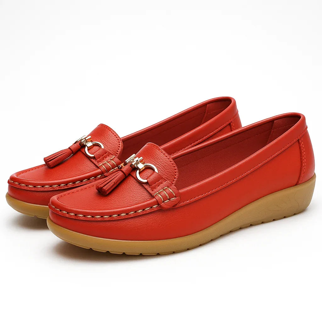 Orthopädischer Leder-Mokassin