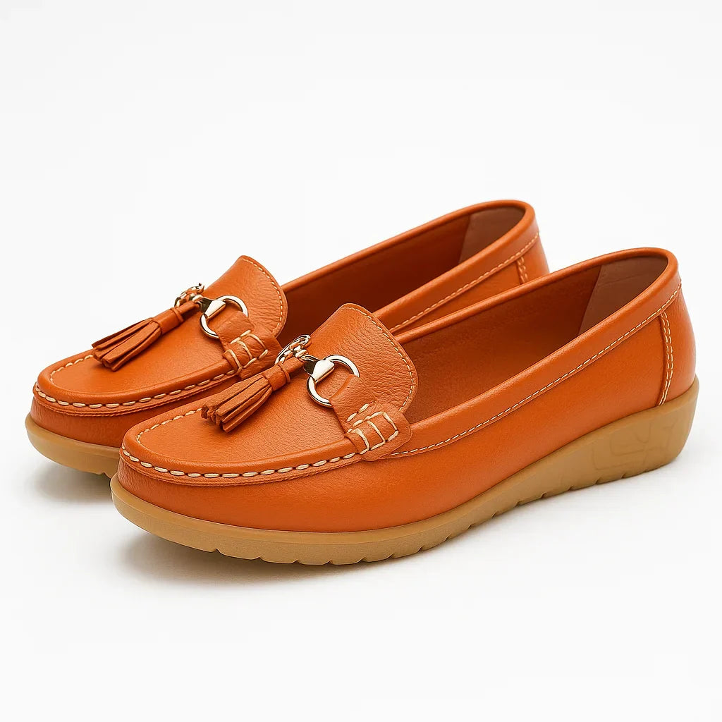 Orthopädischer Leder-Mokassin