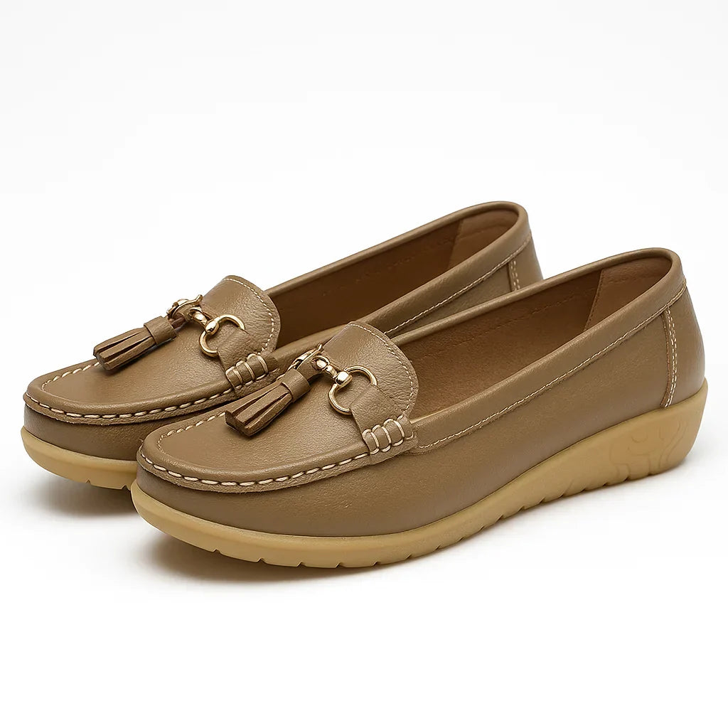 Orthopädischer Leder-Mokassin