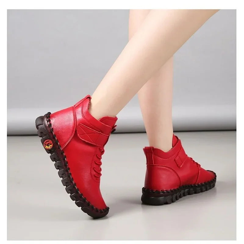 Ultra bequeme & warme Lederschuhe